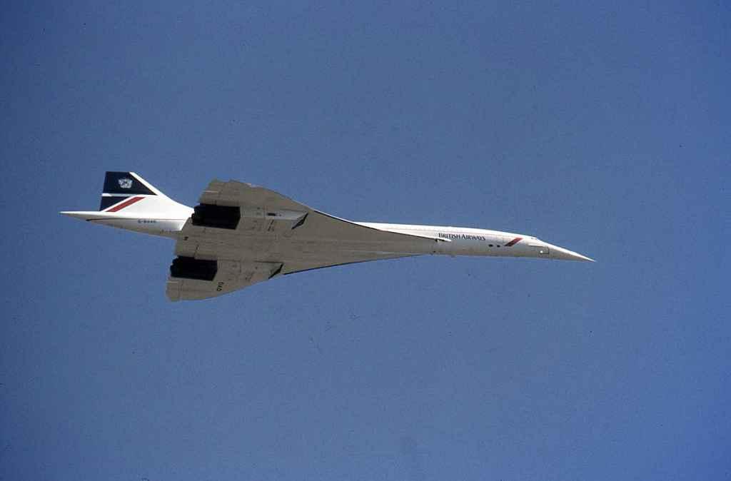 British Airways Concorde G-BOAD 1980s.
