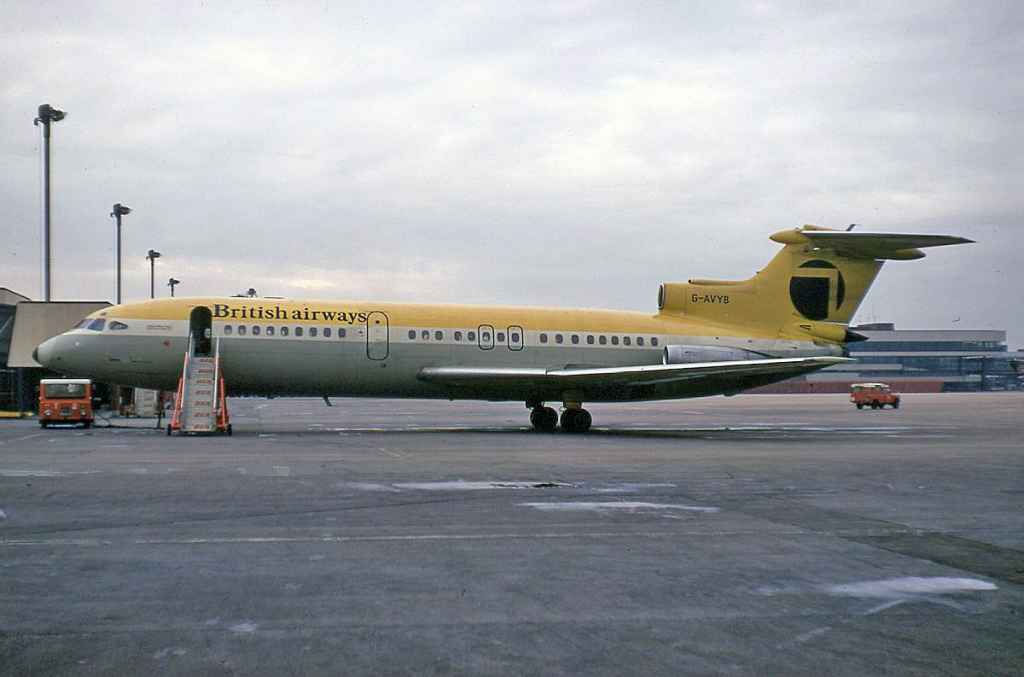 Northeast British Airways Trident 1C G-AVYB 1973