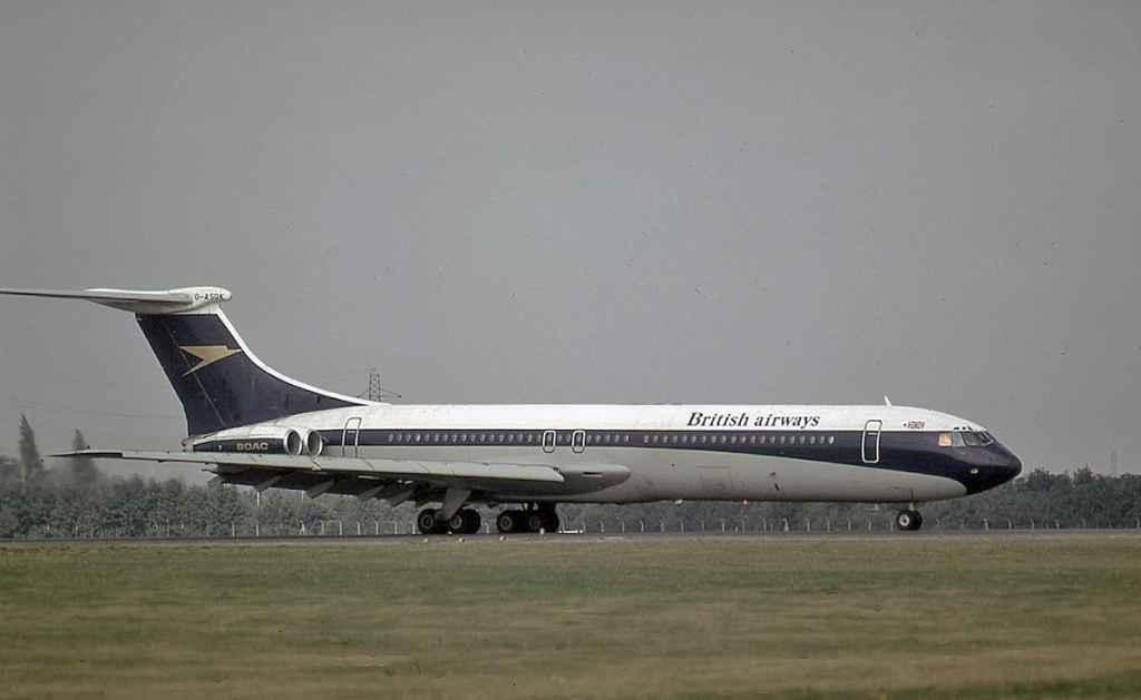 British Airways BOAC VC-10 G-ASGK Heathrow circa 1973