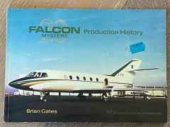 Falcon 20 Mystere Production History book production list by Brian Gates
