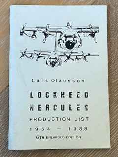Lockheed Hercules 1954-1988 Production List by Lars Olausson