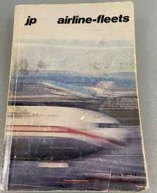 JP airline fleets 1977 pages have come loose from spine