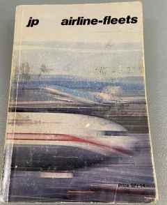 JP airline fleets 1977 pages have come loose from spine JP airline fleets 1977 pages have come loose from spine