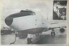 NWT Air welcomed its third Boeing 737 jet to Yellowknife this week with Capt. Searle Hartman and Henry Tenby